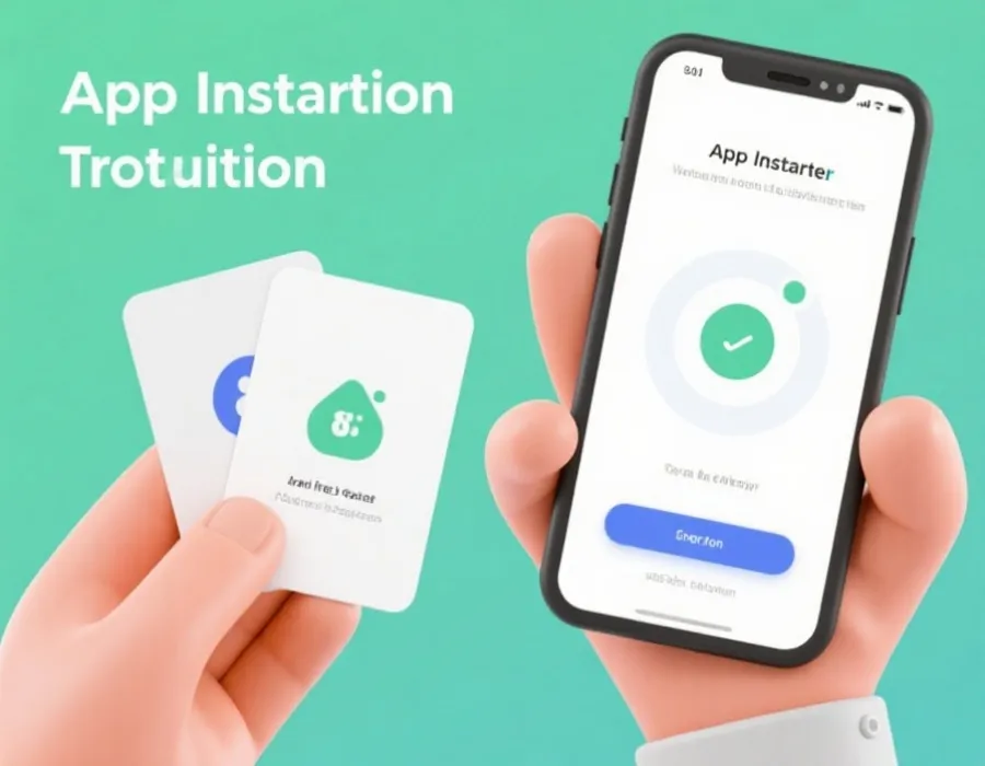 App安装流程示意图