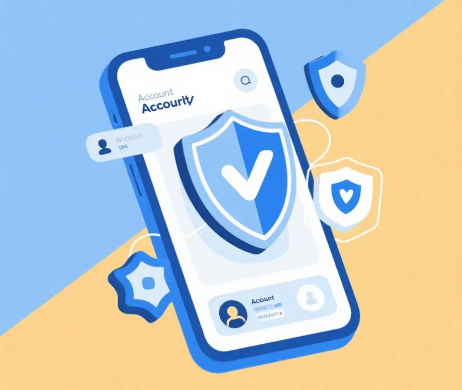 注册后账户安全设置示意图